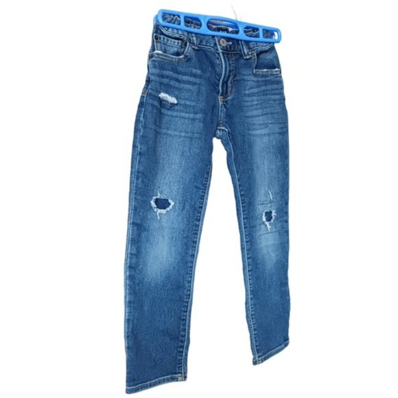 🛍️❤️Kids GAP  Regular Stretch Slim Fit Distressed Jeans🛍️❤️   Size 7 - Picture 1 of 11